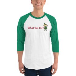 What the ELF Christmas raglan shirt