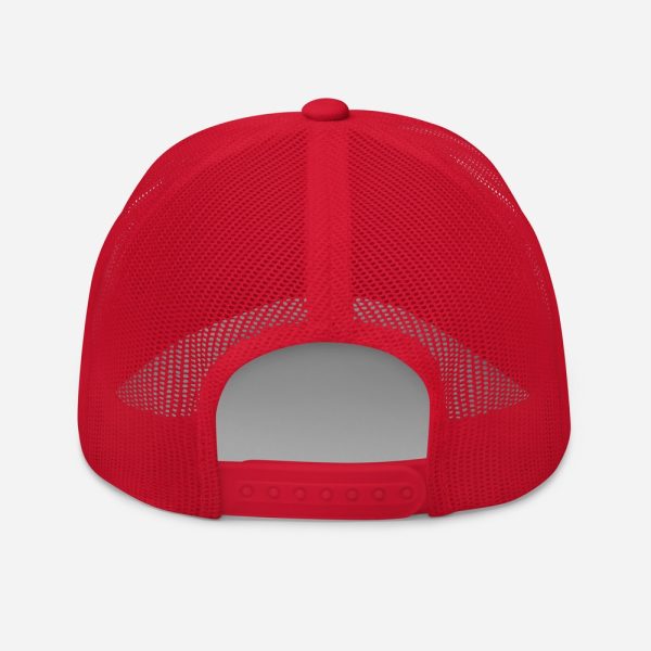 Back Red Gold Hustler Hat