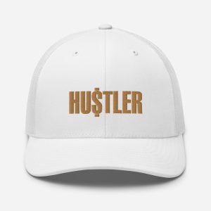 White Red Gold Hustler Hat
