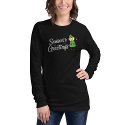 Holiday Season's Greetings Christmas Long Sleeve Tee