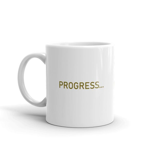 Installing java loading progress coffee mug