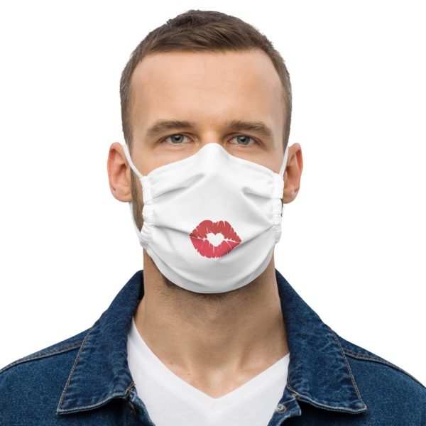 Emoji Kiss Face Mask for 2021