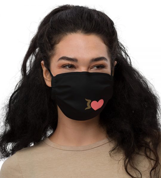 Emoji Kiss Face Mask for 2020