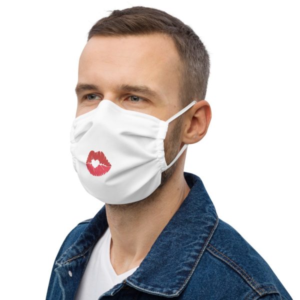 Emoji Kiss Face Mask for 2021
