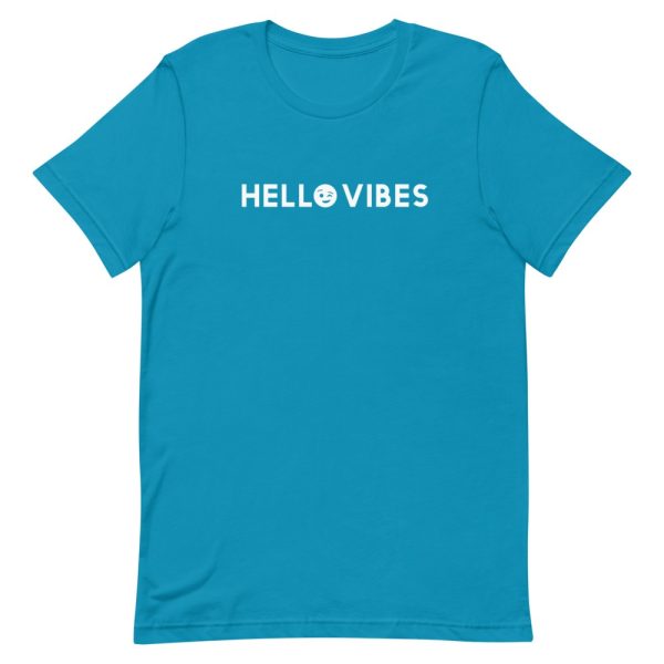 Hello Vibes Wink Emoji T-shirt