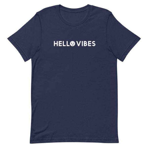 Hello Vibes Wink Emoji T-shirt