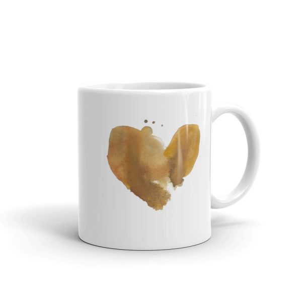 First I drink coffee. Then I do the things. Coffee heart mug