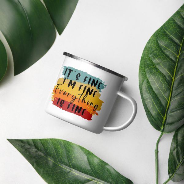 It's Fine I'm Fine Everything is Fine Mug - Image 4