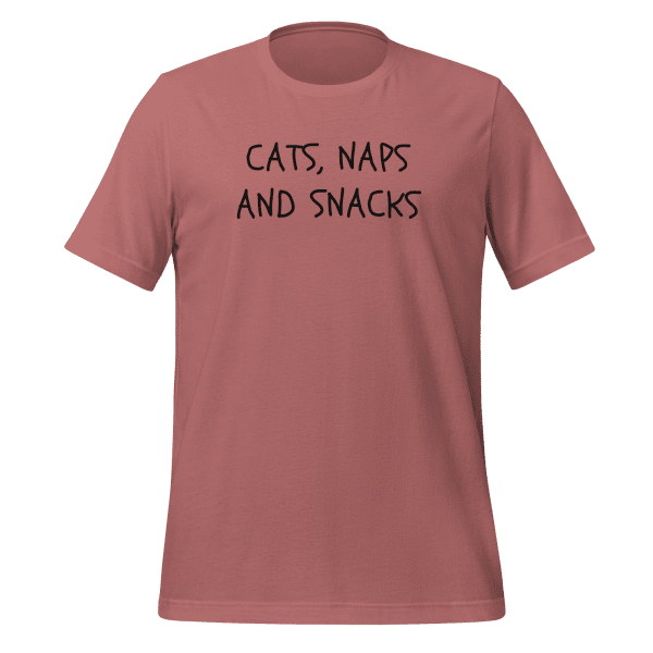 Cats Naps And Snacks T-Shirt - Cat Shirt