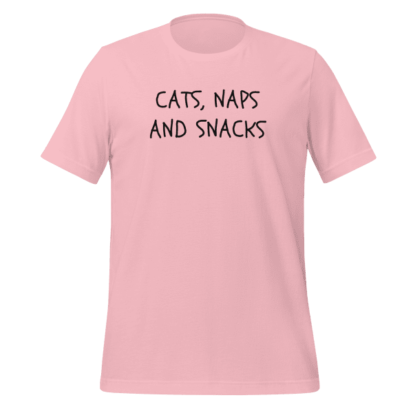 Cats Naps And Snacks T-Shirt - Cat Shirt